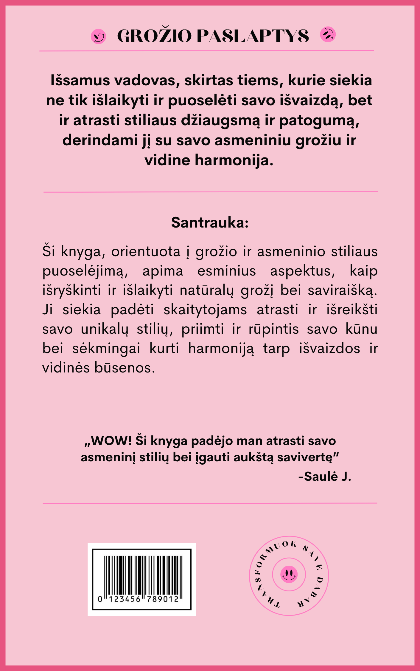 E-knyga "Grožio Paslaptys"